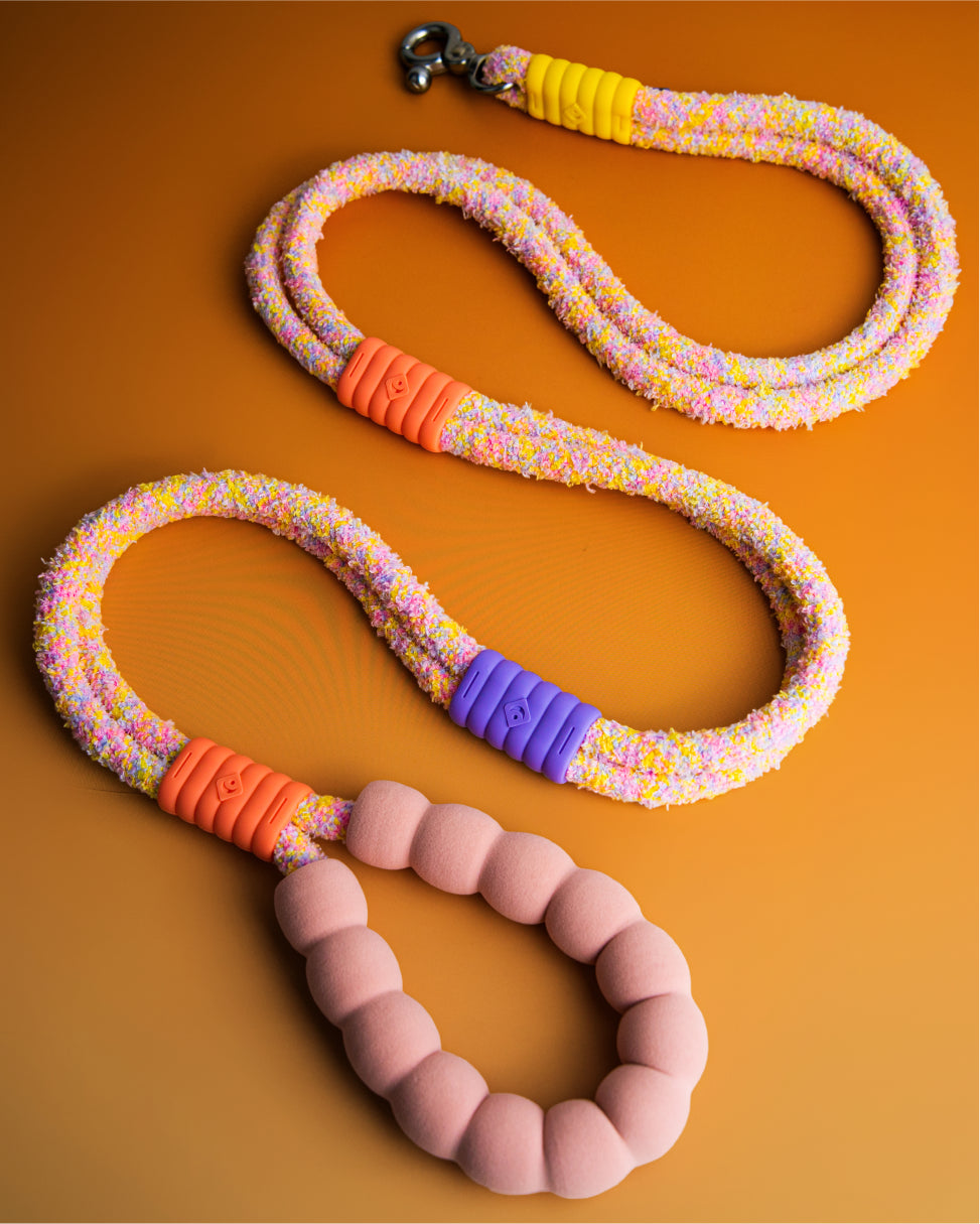 Marshmallow Plus Dog Leash -Fuzzy