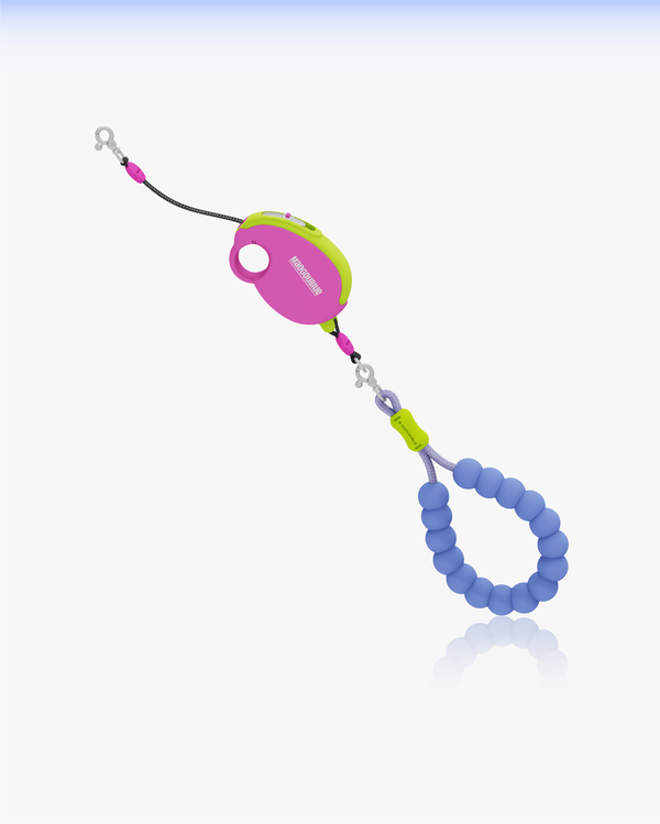 Marshmallow Retractable Dog Leash - Sea Salt Blue