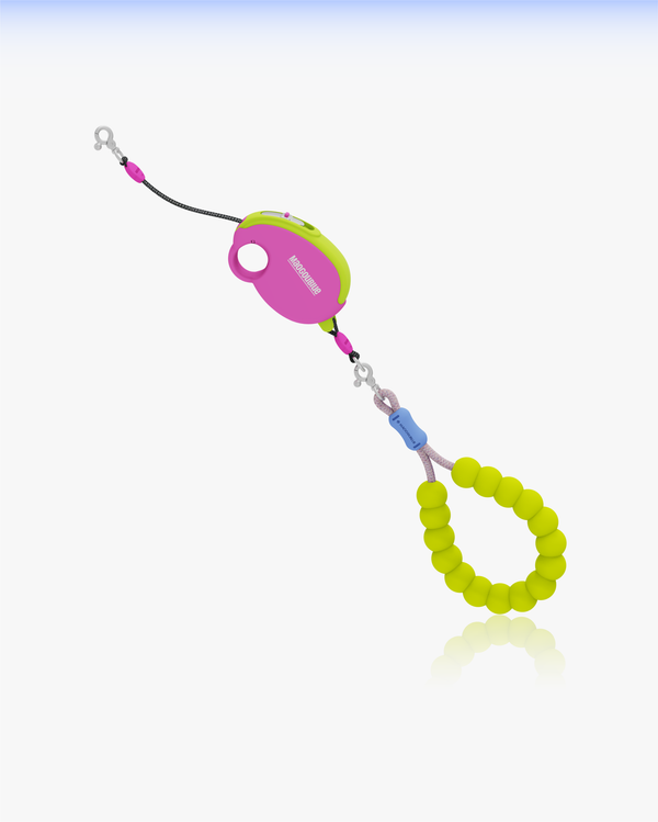 Marshmallow Retractable Dog Leash - Honeydew Yellow