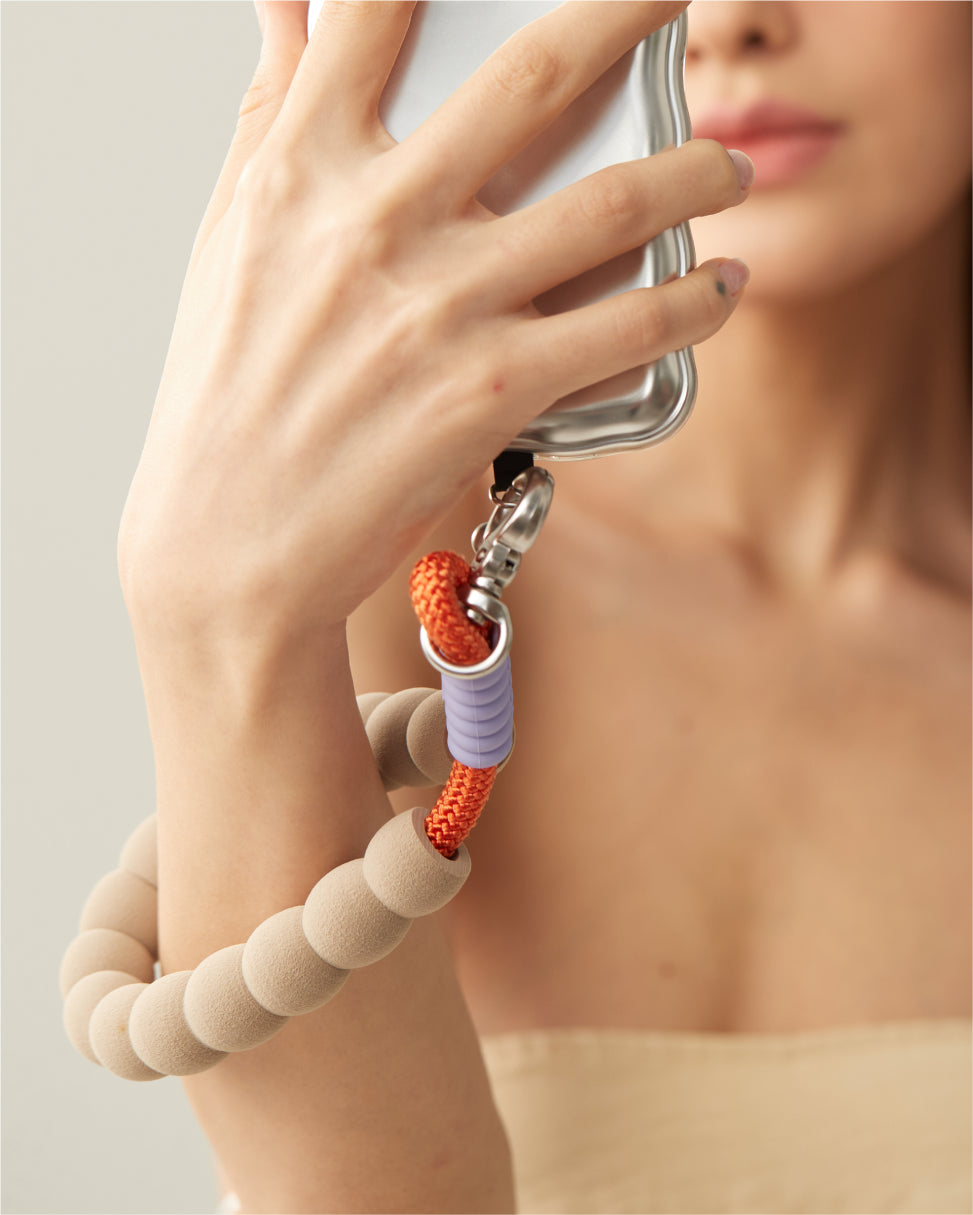 Marshmallow Phone Strap