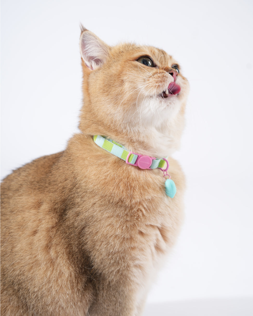 Pink peach green