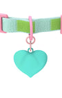 Pink peach green