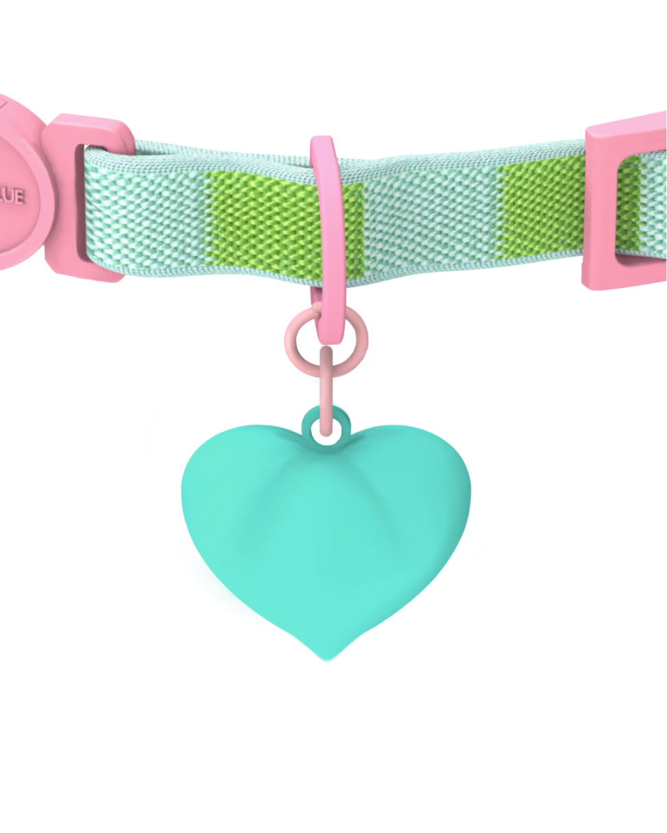 Pink peach green