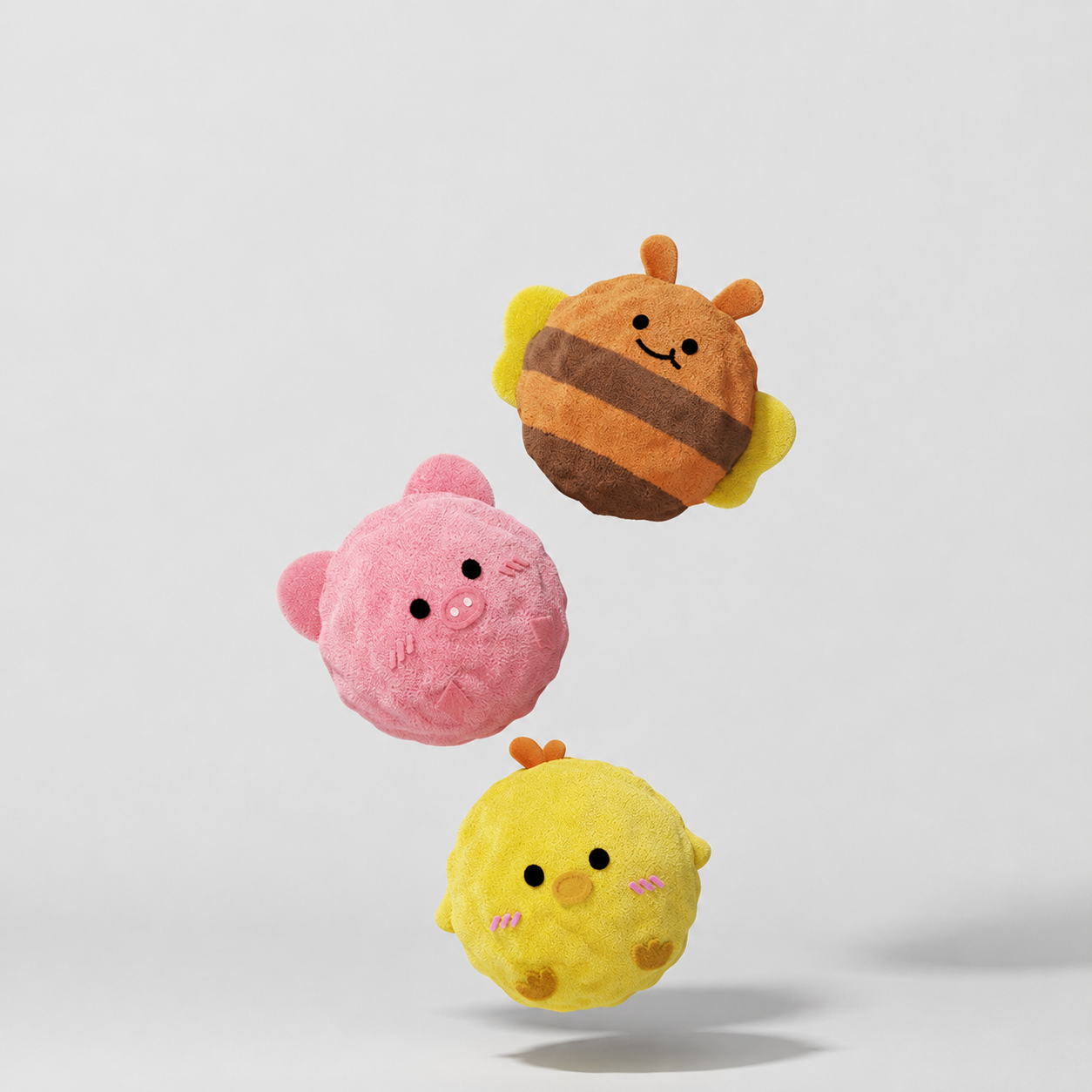 Squeaky Plush Bounce Ball Toy for Small Dogs