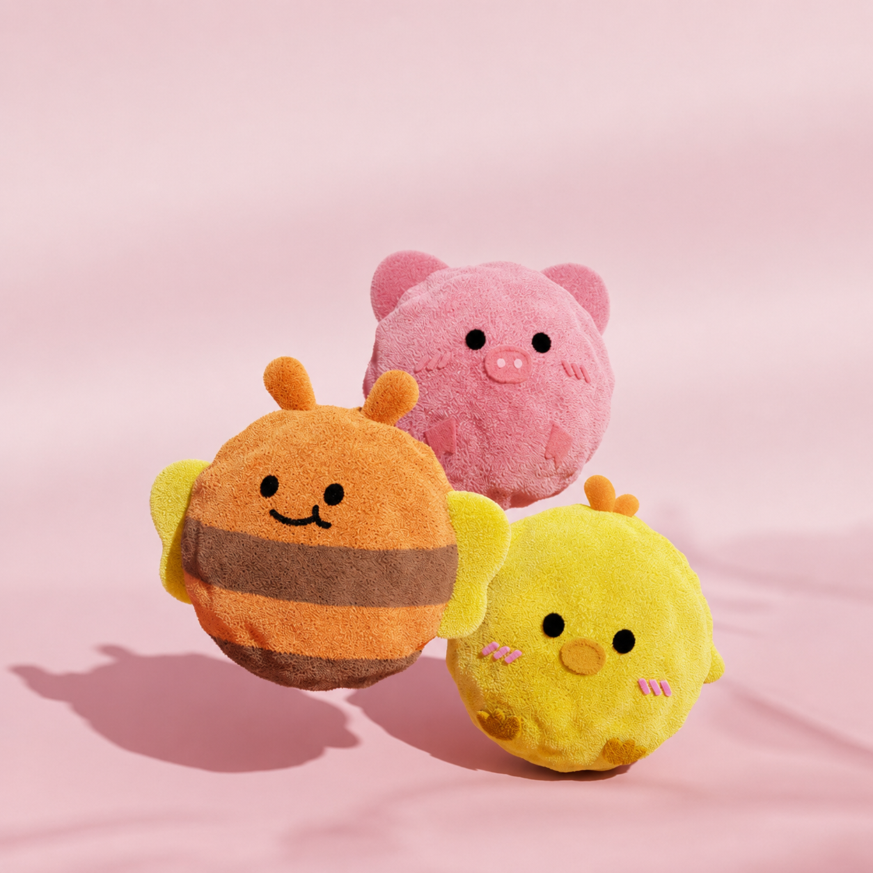 Squeaky Plush Bounce Ball Toy for Small Dogs