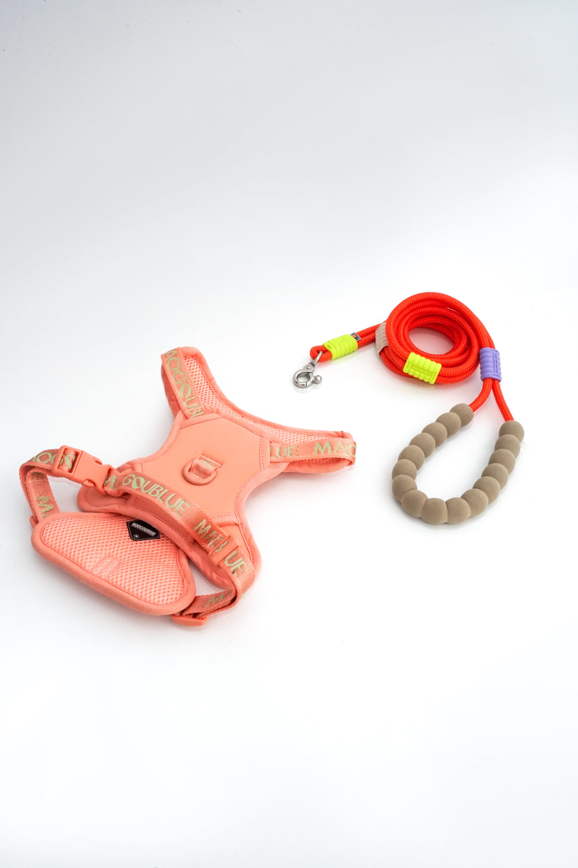Marshmallow Leash + Central Park Harness